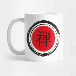 Japanese Zen Kanji Enso Circle Tshirt Mug